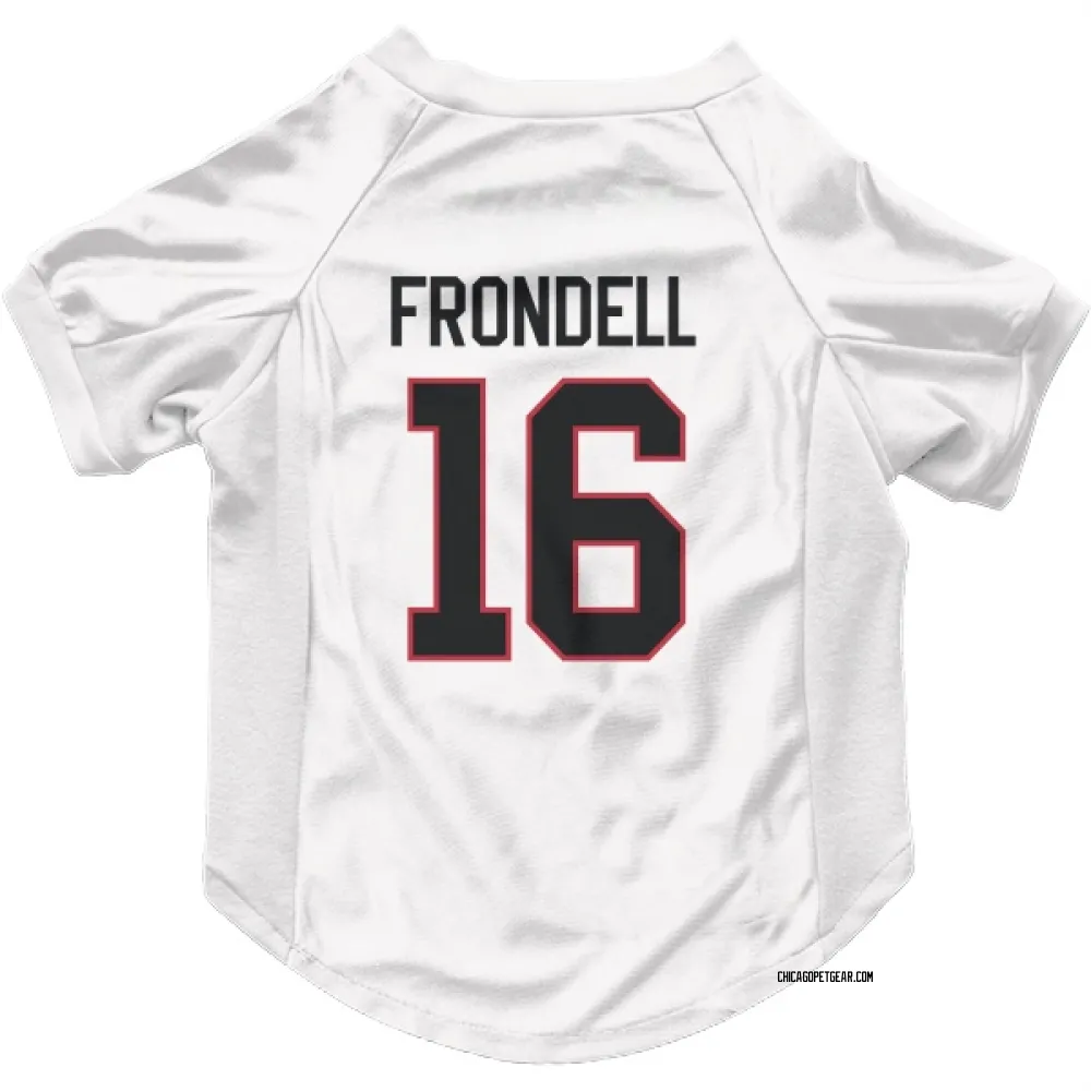 Chicago Blackhawks Anton Frondell White Pet Jersey for Dog & Cat